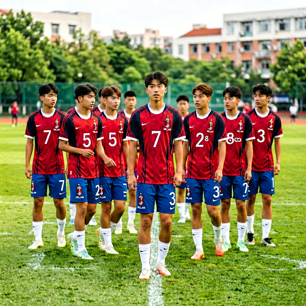 AC米兰青训学院年轻球员培养场景
